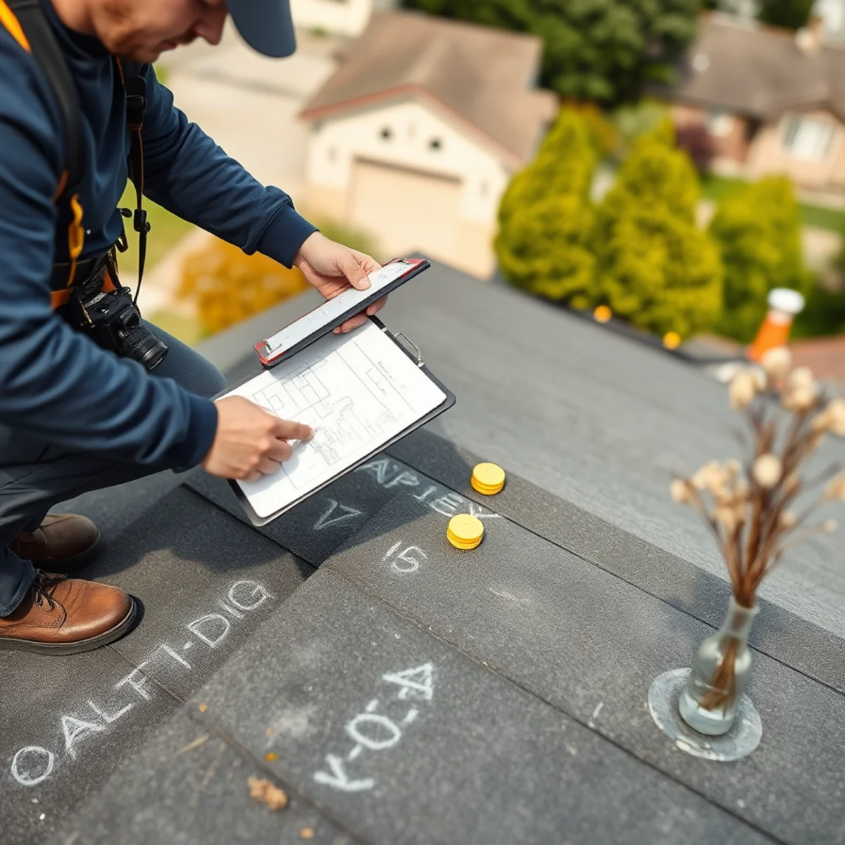 Independent roof inspection producing a diagram and photo package before the adjuster visit