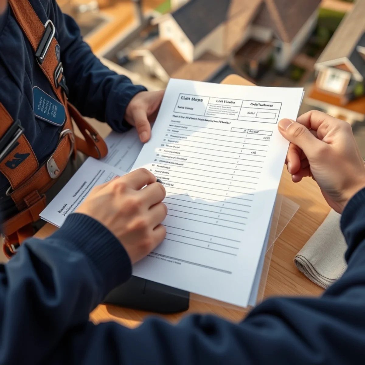 Reviewing an insurance claim scope line by line against what a roof job actually requires